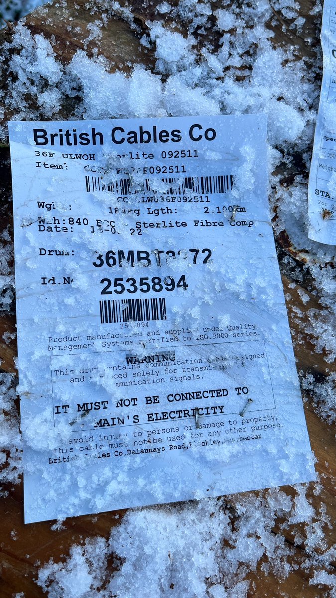 Hi <a href="/WeAreOpenreach/">Openreach</a> , Help! Please could u send an engineer to our property. U say we cannot get fibre 2, all neighbours have it, &amp; pics show pole at bottom of our drive with it, plus pic of cables on drive as they were being put in. At our wits end after sending emails galore 2u