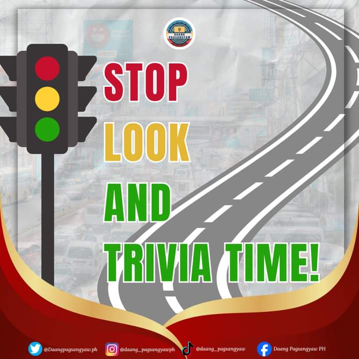 daang8715's tweet photo. 𝐒𝐓𝐎𝐏, 𝐋𝐎𝐎𝐊, 𝐀𝐍𝐃 𝐓𝐑𝐈𝐕𝐈𝐀 𝐓𝐈𝐌𝐄!

It is easy to forget simple things like wearing a seatbelt while driving. 

In order to avoid incidents, MAKE SEATBELTS YOUR PRIORITY in your journey on the Road. 

#safedriving 
#trivia https://t.co/qYHfPc7nBe