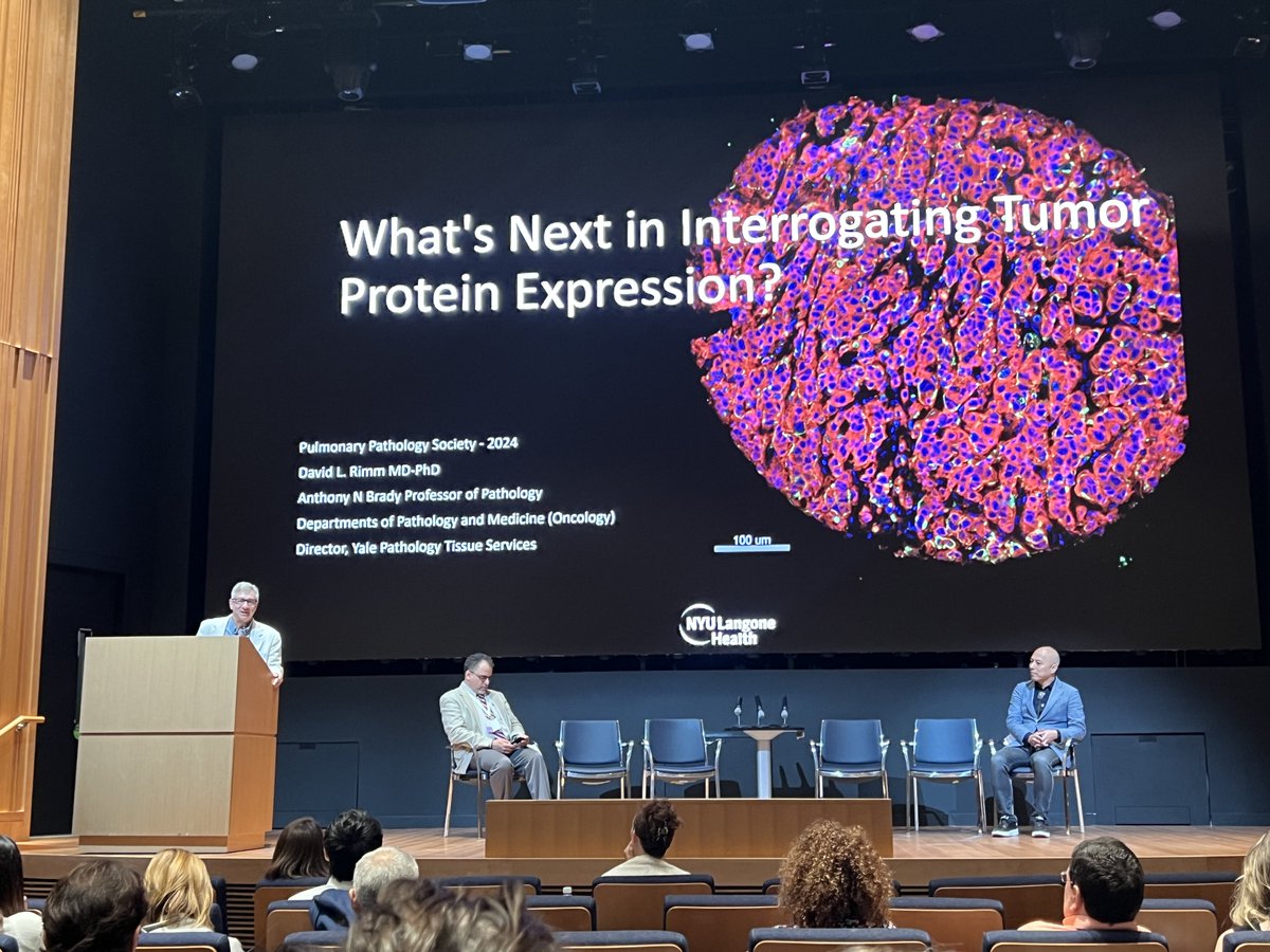Next up is ‘What’s Next in Interrogating Tumor Protein Expression?’ by Dr.  David Rimm