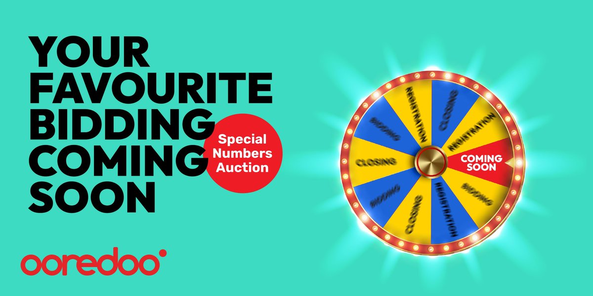 OoredooOman's tweet photo. We're coming to you with some seriously awesome numbers! 
Get ready for the #NumberAuction! 😍 
Stay tuned! 😉 https://t.co/Pa0gUSe5qR