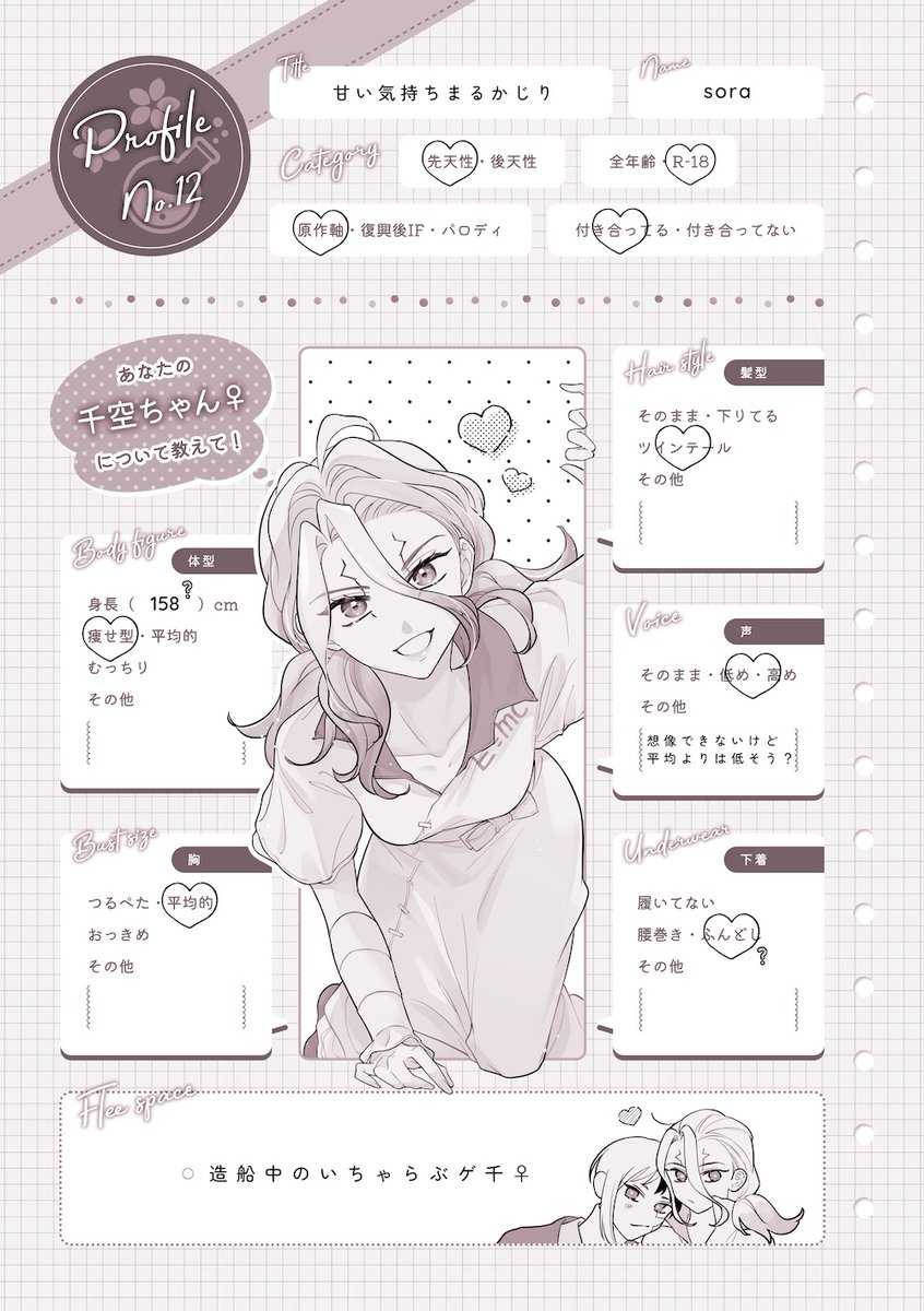 Profile No.12】sora様 び…美少女すぎんだろ…… 画面のどこ見ても美麗ゲ