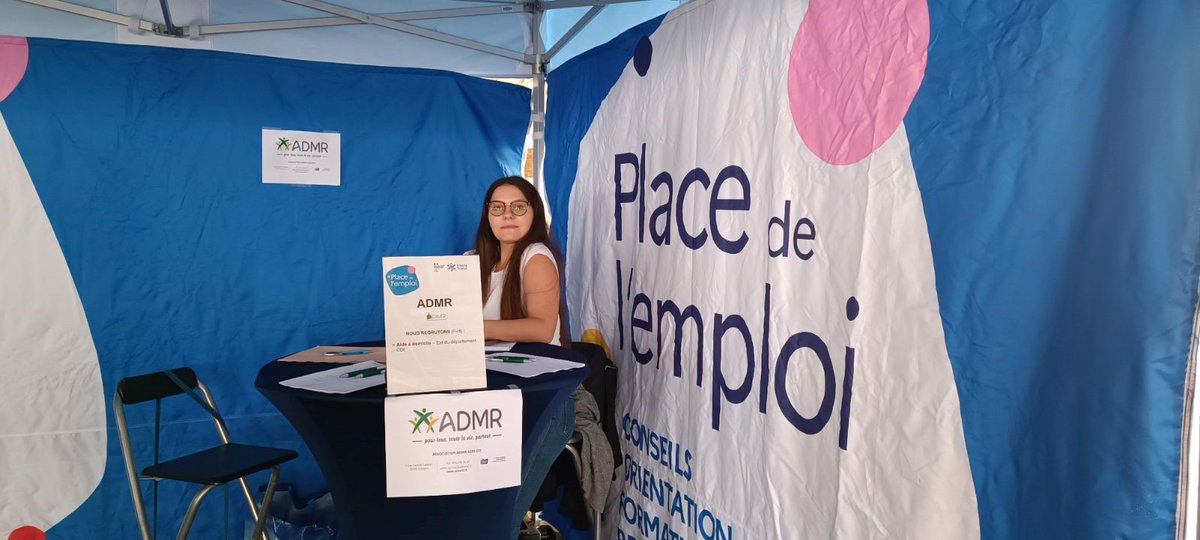 👋 Malgré le mauvais temps l'association ADMR Gers Est vous accueille avec le sourire au Job Dating organisé par France Travail.🙂

Retrouvez-nous sous la Halle de Mauvezin aujourd'hui jusqu'à 17h00 !
<a href="/ADMRun/">ADMR</a>  <a href="/FranceTravail/">France Travail</a> @LeGers32