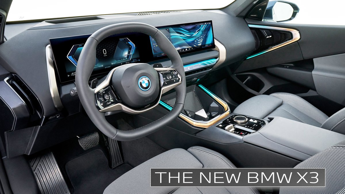 4Drivetime's tweet image. The ِAll-New 2025 BMW X3 4th-Gen (G45)
Watch video here 👉 youtu.be/YUNCE0ZvuJU
Get an inside look at the 2025 BMW X3 4th-Gen (G45) with a detailed review of the interior features and design.
#2025BMWX3 #BMW X3G45 #X3M50