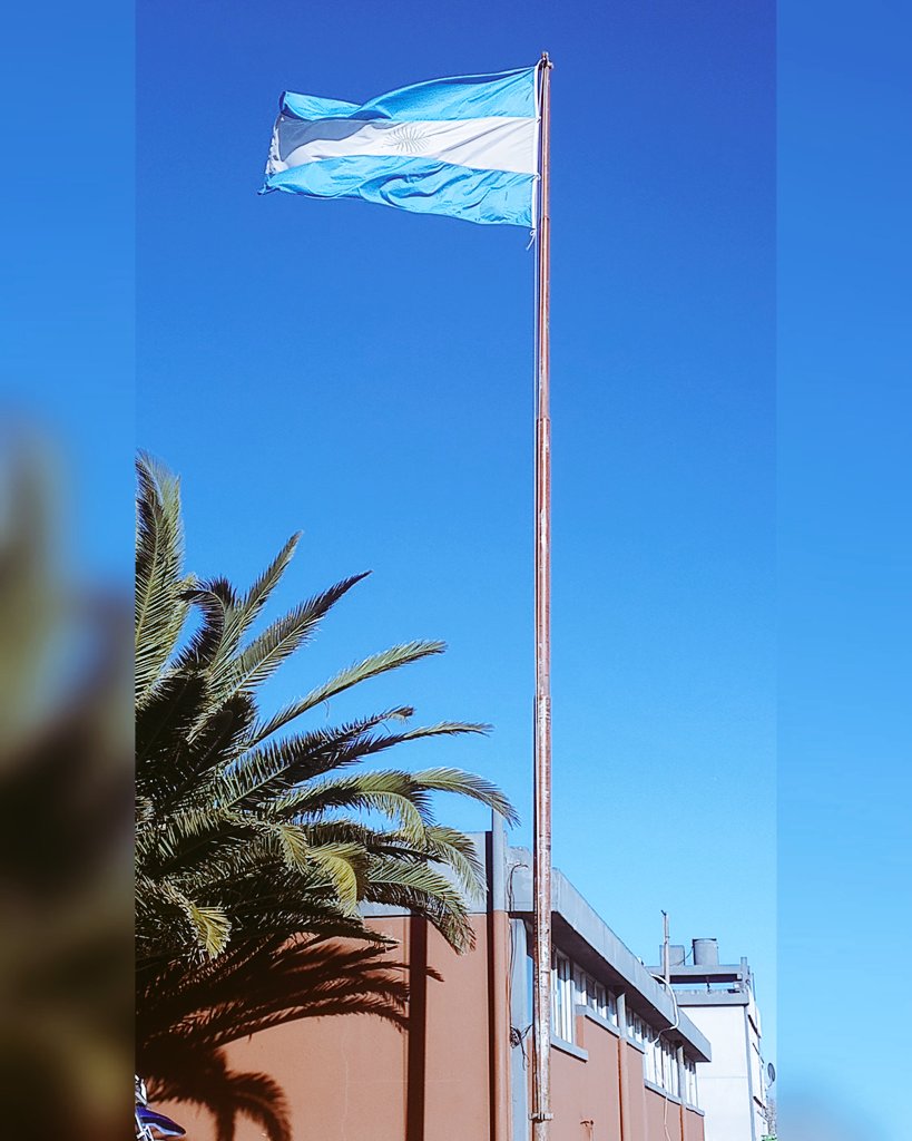 𝔹𝕒𝕟𝕕𝕖𝕣𝕒 𝕕𝕖 𝕟𝕦𝕖𝕤𝕥𝕣𝕠 𝕡𝕠𝕝𝕚𝕕𝕖𝕡𝕠𝕣𝕥𝕚𝕧𝕠 ℕ𝕖𝕔𝕠𝕔𝕙𝕖𝕒
𝔽𝕖𝕝𝕚𝕫 𝕕𝕚𝕒 𝕓𝕒𝕟𝕕𝕖𝕣𝕒 𝕞𝕚𝕒 🇦🇷
“Es la bandera de la Patria mía, del Sol nacida que me ha dado Dios. Es la bandera de la Patria mía, del Sol nacida, que me ha dado Dios”
#bandera 🇦🇷