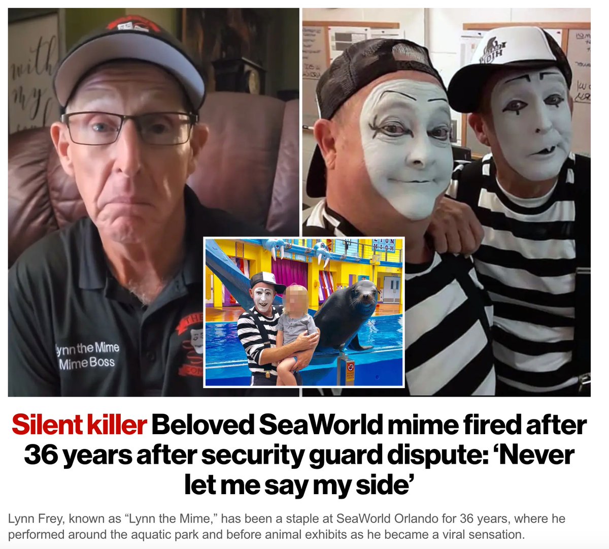 But I'm guessing they let him act out his side?