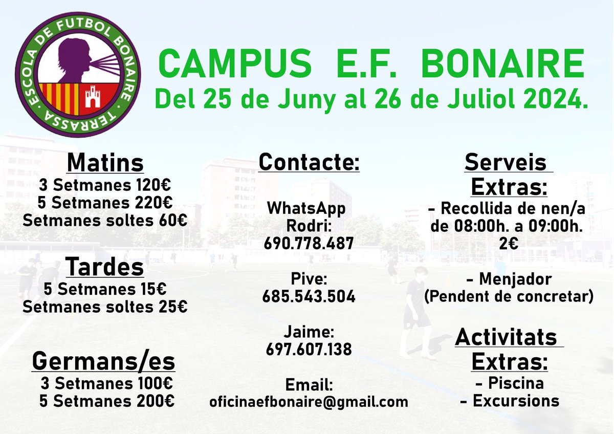 Escola de Futbol Bonaire (@efbonaire) on Twitter photo 