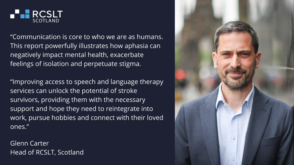 RCSLT Scotland (@rcsltscot) on Twitter photo <a href="/Glennetal/">Glenn Carter</a> was interviewed about aphasia on @BBCradioscotland with <a href="/StephenJardine/">Stephen Jardine</a> this morning. Listen from 1:36:59 to hear a discussion about the impact aphasia has on people and the critical role speech & language therapists play in their recovery bbc.co.uk/sounds/play/m0… <a href="/Glennetal/">Glenn Carter</a> was interviewed about aphasia on @BBCradioscotland with <a href="/StephenJardine/">Stephen Jardine</a> this morning. Listen from 1:36:59 to hear a discussion about the impact aphasia has on people and the critical role speech & language therapists play in their recovery bbc.co.uk/sounds/play/m0…