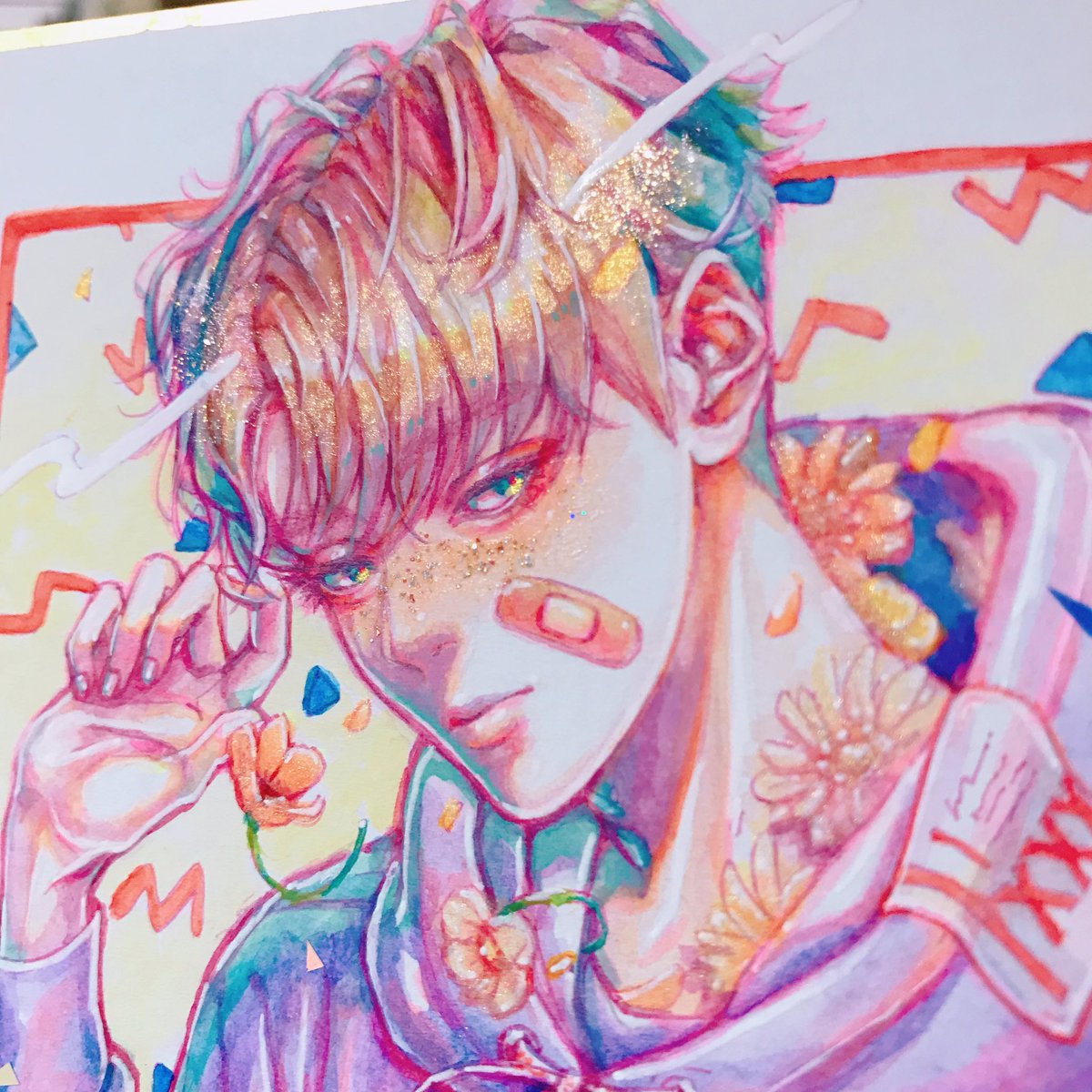 「#IParadoXart2019⑥ 」|燈彩 💙🌼🍒BOOTH販売中🥕のイラスト