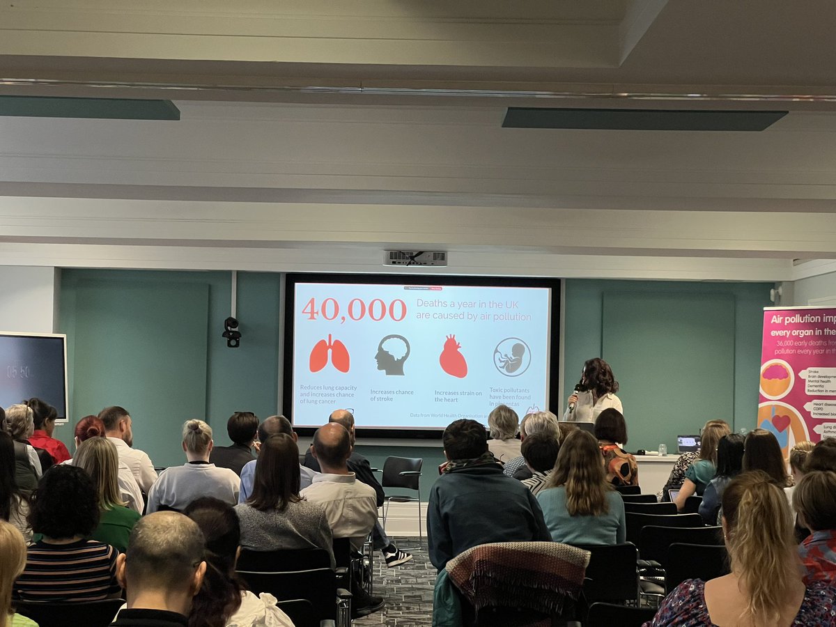 <a href="/anjali_lrm/">Anjali Raman-Middleton</a> from <a href="/ChokedUp_UK/">Choked Up</a> knocking it out of the park at todays event. Bringing real life impacts of air pollution home in front of health experts at the #Cleanair #healthierlivessummit <a href="/wellcometrust/">Wellcome</a> <a href="/wellcometrust/">Wellcome</a> <a href="/globalactplan/">Global Action Plan</a>