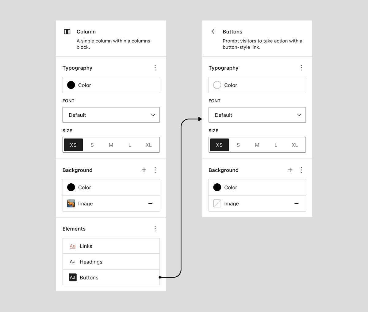 Styling container child elements in the UI is currently limited only to color. 

Wouldn't it be neat if you could drill down for greater control?