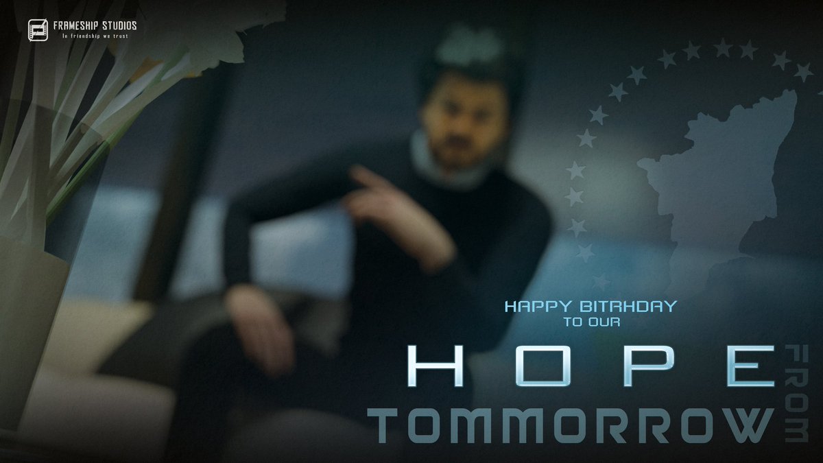 Happy &amp; Excited To Reveal A 3D Animation Video, Our Birthday Gift To #Thalapathy <a href="/actorvijay/">Vijay</a> On Tomorrow At 8PM 😊❤️

" HOPE " You Will Loved It ☺️

#Hope #Thalapathy50