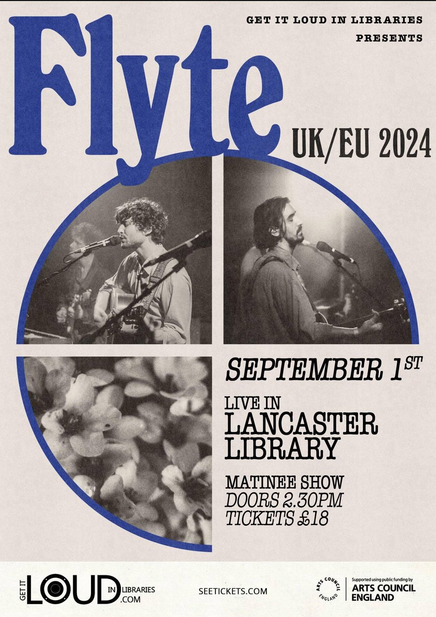 HeyshamFriends's tweet image. Back in the day Ellie Goulding came to perform live at #LancasterLibrary when she was a little known singer... #GetItLoudInLibraries bring fantastic up and coming musicians to our libraries for one off performances, so don&apos;t miss your chance to see Flyte perform this September!