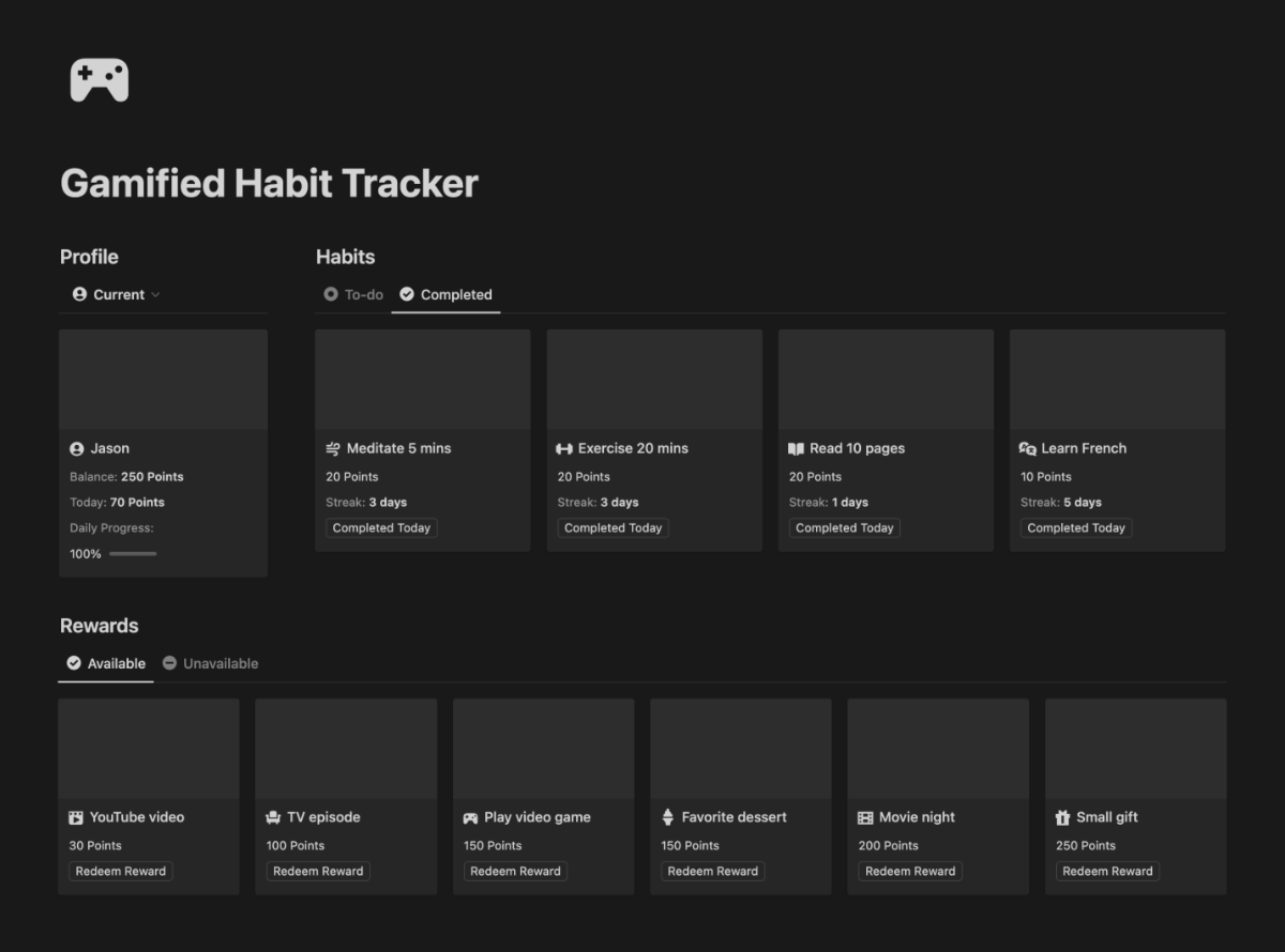 Launching a free gamified habit tracker tomorrow.