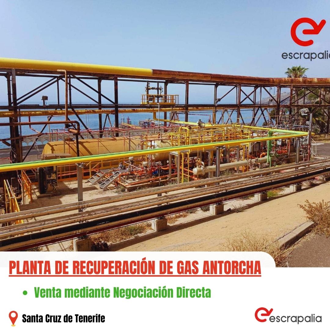 ¡Venta mediante negociación directa! 🚀  Planta de recuperación de gas antorcha procedente de importante multinacional energética ubicada en Tenerife. Toda la información disponible en nuestro sitio web 🔗 bit.ly/4csIywU 

#negociacióndirecta #reempleo
