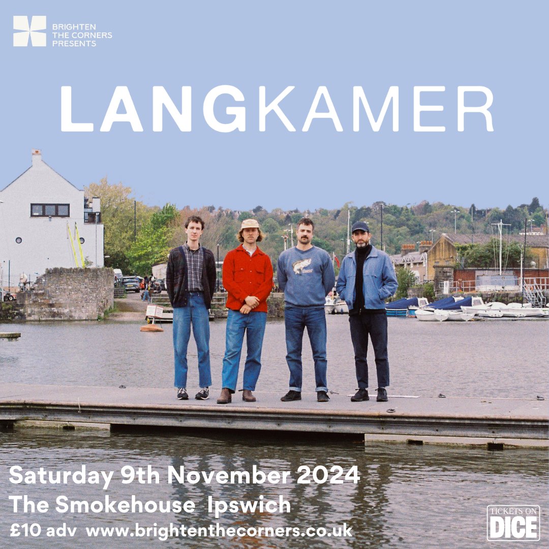 thesmokehouseuk (@thesmokehouseuk) on Twitter photo JUST ANNOUNCED 🌿 <a href="/BTCipswich/">Brighten The Corners</a> Presents country-infused indie-rock band @langkamerband at The Smokehouse on Saturday 9th November.
Tickets on sale NOW 🎟 link.dice.fm/ma65f72b5357
#ipswich #livemusic JUST ANNOUNCED 🌿 <a href="/BTCipswich/">Brighten The Corners</a> Presents country-infused indie-rock band @langkamerband at The Smokehouse on Saturday 9th November.
Tickets on sale NOW 🎟 link.dice.fm/ma65f72b5357
#ipswich #livemusic