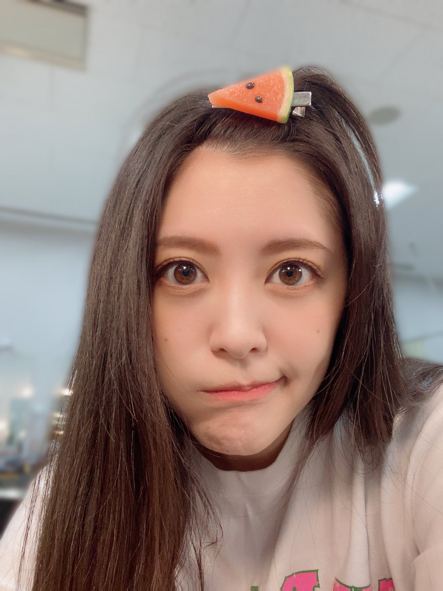 🍉 あいみとみなみに可愛いって言われたから載せます。 おやすみなさい。