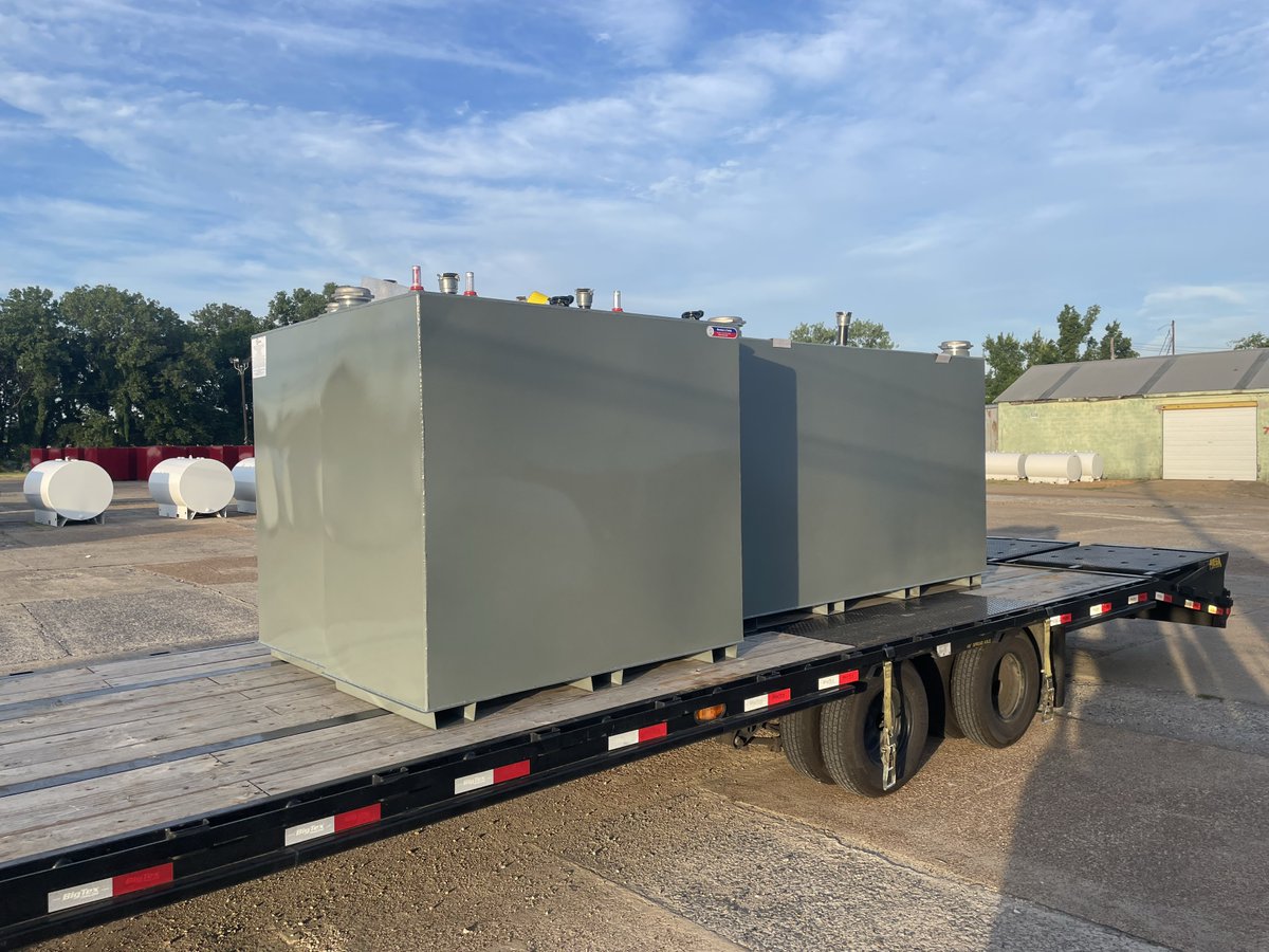 NewberryTanks's tweet photo. This #TankThursday we have a look at tanks - large and small - that shipped to Texas, Arkansas, Mississippi, Alabama, Oklahoma, Colorado, Louisiana, North Carolina, and Tennessee! https://t.co/qhvZPUdlss
#OilandGas #SkidTank #BracketTank #Fireguard #LubeOil https://t.co/bJ971N9Wyr