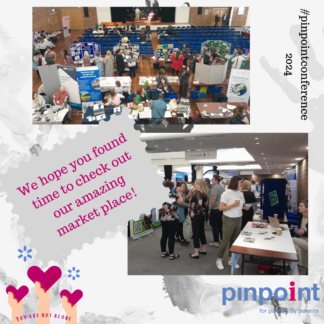 pinpointcambs's tweet photo. #PinpointConference2024
We hope you found time to check out our amazing market-place. If not, there's still 15 minutes left to meet inspiring and innovative people, and find services and resources to support the SEND community!
#Neurodiversity #SEND #ADHD #ASD #PMLD https://t.co/sUObpxuGKI