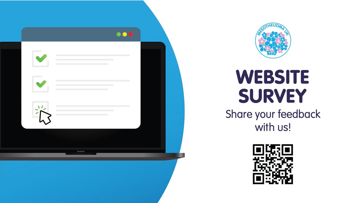 We're working hard to make our website even better and want to hear from YOU! 💻✨ We'd really appreciate if you could complete our survey and letting us know what you think. Your feedback is important and will help us create the best online experience! mesothelioma.uk.com/website-user-s…