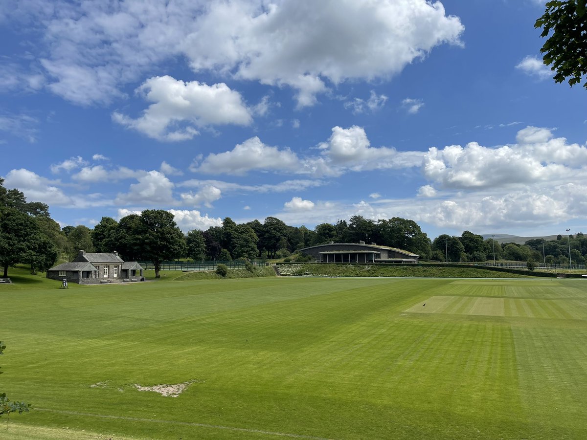 A few white clouds but resplendent here in Sedbergh.