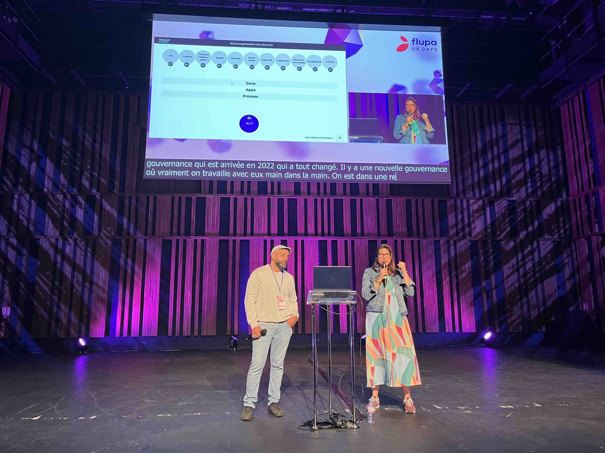 Flupa's tweet photo. [UXDays 24] Favoriser la collaboration, faciliter la communication, se positionner comme outil incontournable : Aurélie BASTIEN et Adil MHIRA nous éclairent sur l’impact positif de l’utilisation d’un Blueprint dynamique.

#flupa #uxdays #uxdesign https://t.co/UnHC7BHrZv