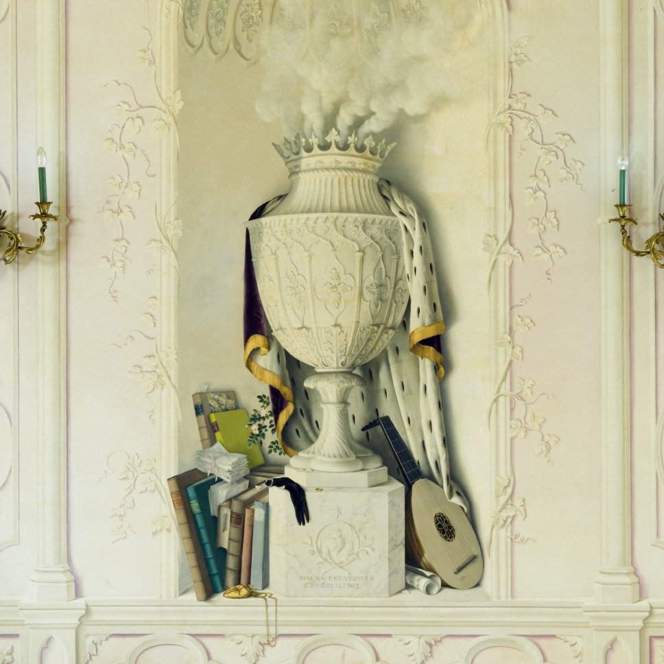 #OTD in 1944, Rex Whistler lost his life on his first day of combat in Normandy. His last commission was here at Mottisfont, where you'll find one of the finest examples of his spectacular trompe l’oeil murals.