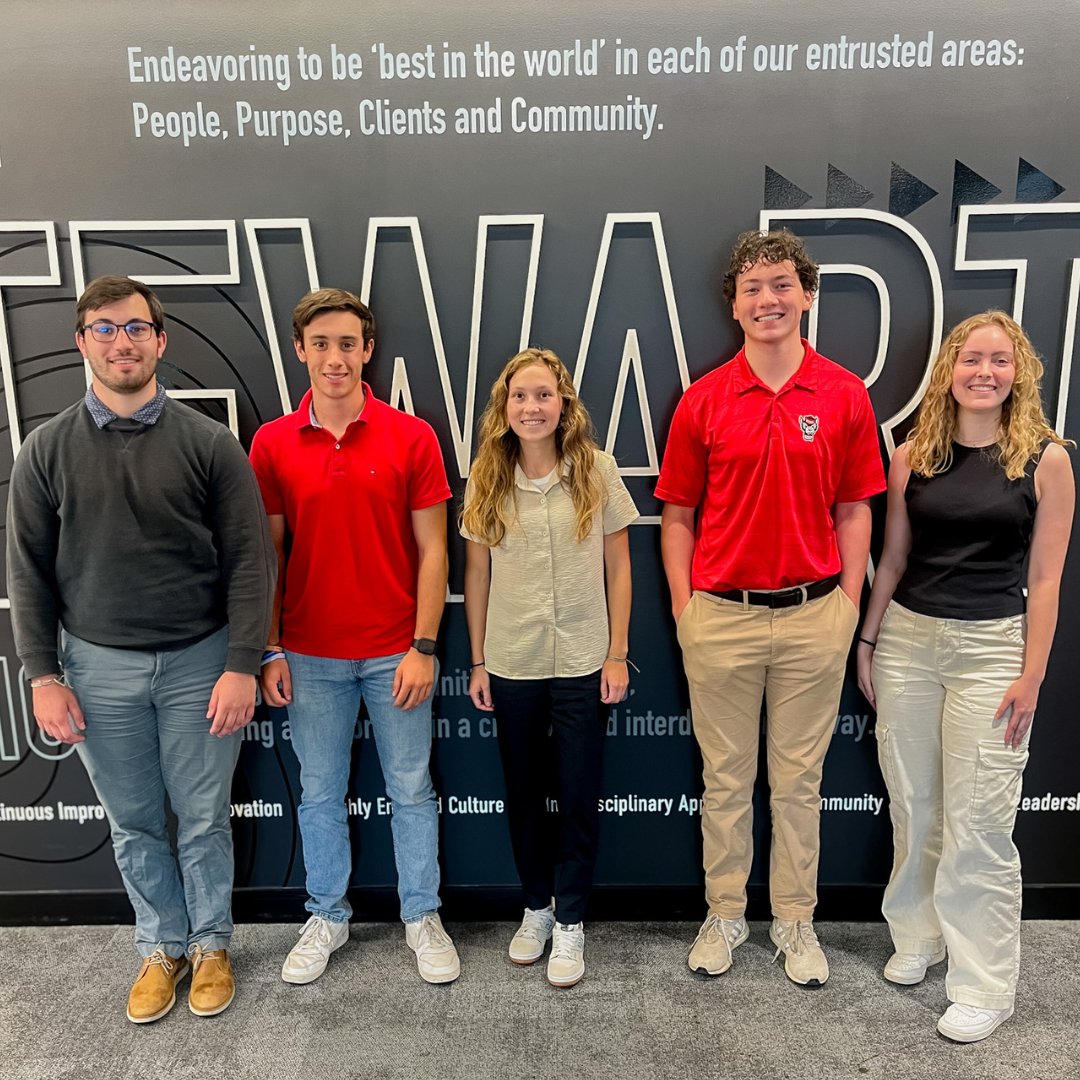 StewartInc's tweet photo. We had an incredible Intern Foundations Day at The Dillon yesterday! Our Summer 2024 interns gathered at our Downtown Raleigh office to connect, meet our dedicated Stew Crew team members, and gain insights from our CEO, COO, CIO, and Marketing Team. #LifeAtStewart #Summer2024 https://t.co/oV7Nw3ZzHT