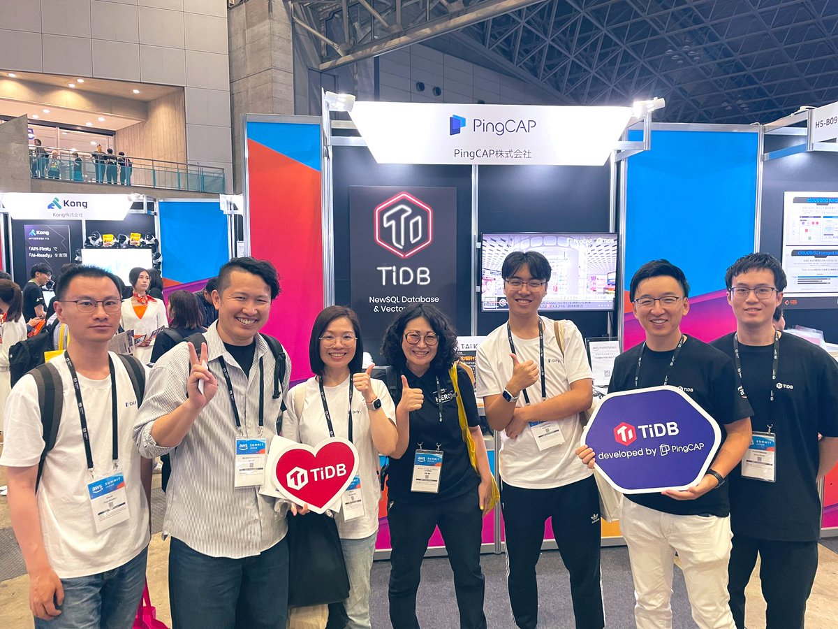 OyeePan's tweet photo. New friends day! Great to meet @yoshidashingo @hiro_baila. Surprised by the active and enthusiastic Japanese developer community. Let's handout for more fun and inspiration together!#AWSSummit #dify https://t.co/IVjfNfp1pS