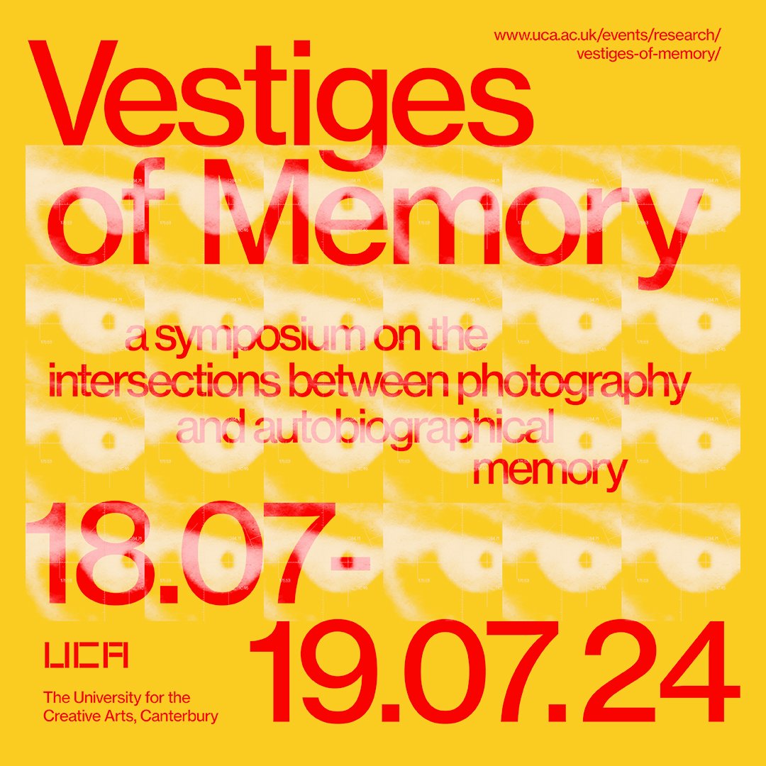 Dr_andersdotter's tweet image. Come join in the discussions at Vestiges of Memory - a symposium on intersections between photography and autobiographical memory 18-19 July at UCA Canterbury. 
Info &amp;amp; tickets:
uca.ac.uk/events/researc…