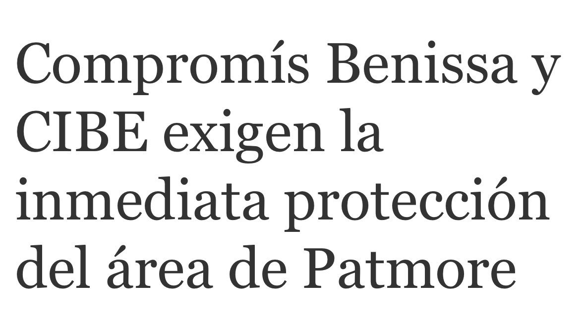 CompromBenissa's tweet image. Hui hem presentat, junt al CIBE, el burofax que hem enviat a l’alcalde de Benissa exigint la protecció de Patmore.

O compleixen la legislació o ens veurem als tribunals

#SalvemPatmore