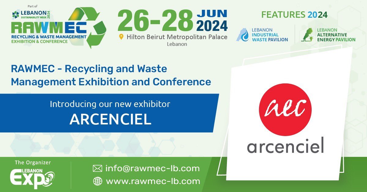 lebanon Expo (@expoleban) on Twitter photo It is a pleasure to welcome <a href="/arcenciel/">arcencieljapan</a> to the 2024 edition of #RAWMEC .Hear their head of Environment Program at the conference as they discuss the importance of responsible #medicalwaste management within their sustainable activities.
Register now:
rawmec2024.registration.systems/ems.html... It is a pleasure to welcome <a href="/arcenciel/">arcencieljapan</a> to the 2024 edition of #RAWMEC .Hear their head of Environment Program at the conference as they discuss the importance of responsible #medicalwaste management within their sustainable activities.
Register now:
rawmec2024.registration.systems/ems.html...