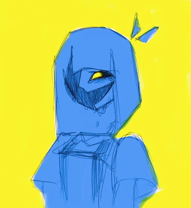 スランプのため絵が描けないという報告