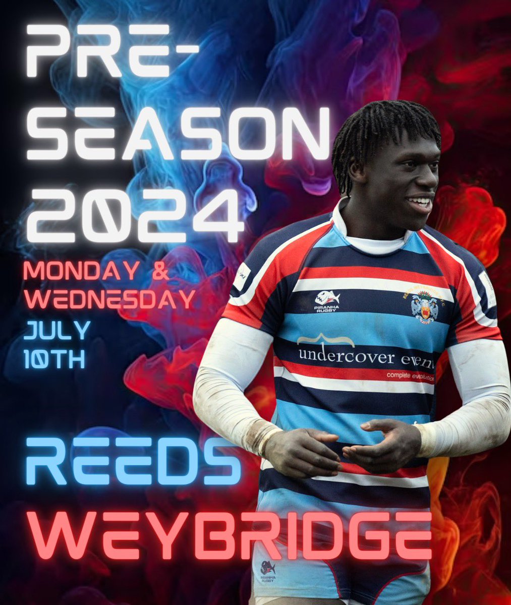 reedsweybridge's tweet photo. SENIOR PRE-SEASON

Welcoming any age or ability 🤝 

We’re recruiting new senior players ahead of the 24/25 season at all levels to play in the Colts &amp; U22’s, through our senior 1st &amp; 2nd XV sides &amp; Vets.

⭐️ Specialist Coaches &amp; S&amp;C
⭐️ Physiotherapy &amp; On site gym https://t.co/vDugXiZs7L