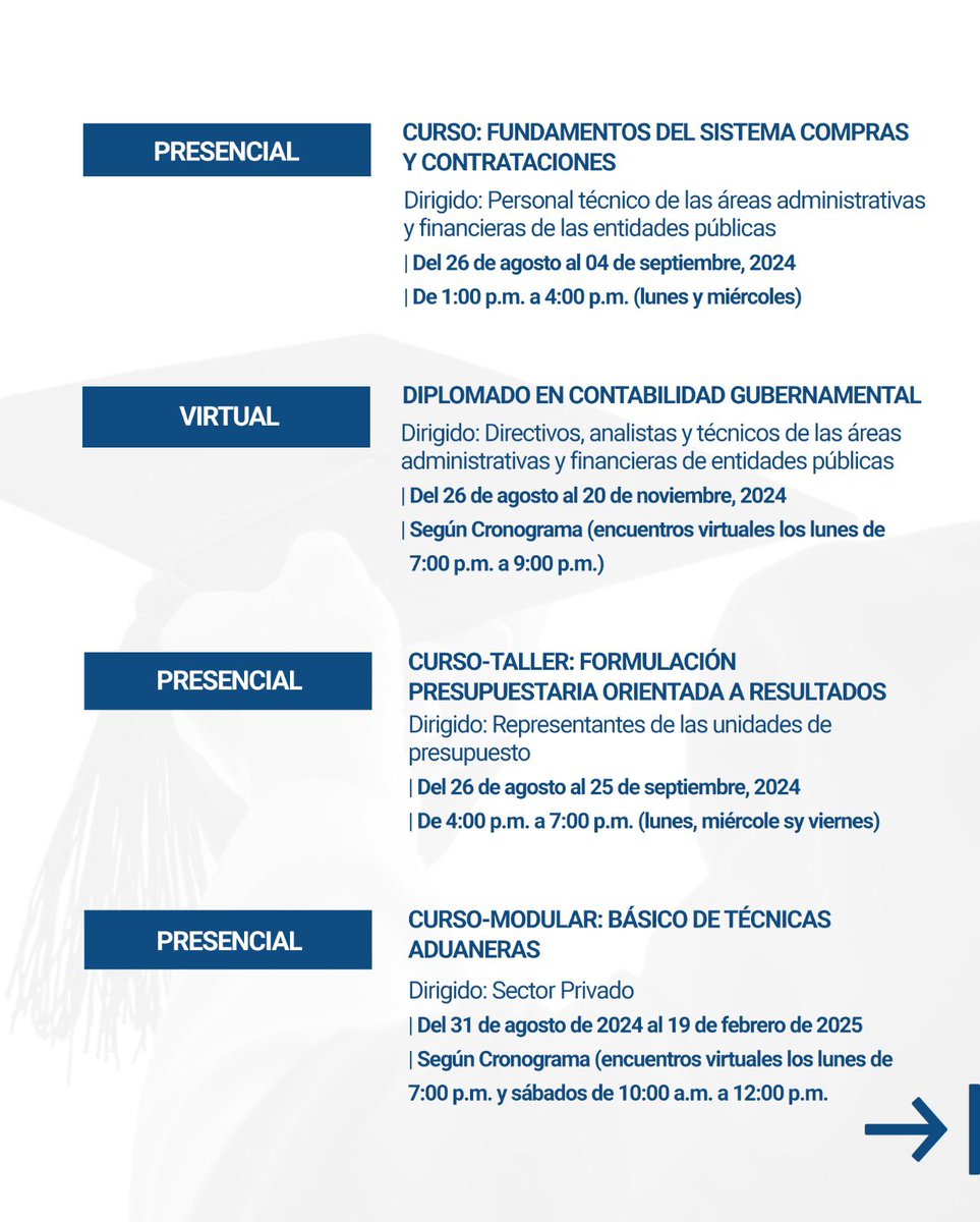 CAPGEFIRD's tweet photo. Desliza para que conozcas las capacitaciones disponibles correspondiente al mes de agosto del 2024. →
¡Inscríbete YA!
Información e Inscripción:
📲 829-520-5179 ⚠️ ¡No llamadas!⚠️
☎️809-688-6544 Exts 226, 236, 256, 274, 291 y 322.
#CAPGEFIRD https://t.co/goxOclPAUh