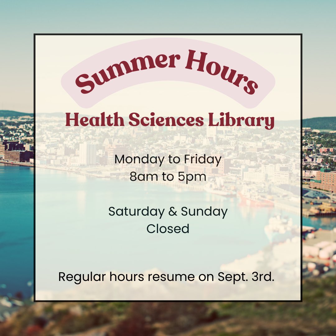 Our summer hours begin on Saturday, June 22nd! We will be open 8 to 5, Monday to Friday, and closed on Saturday and Sunday. Regular hours will resume on Sept. 3rd.

Enjoy your summer! ☀️