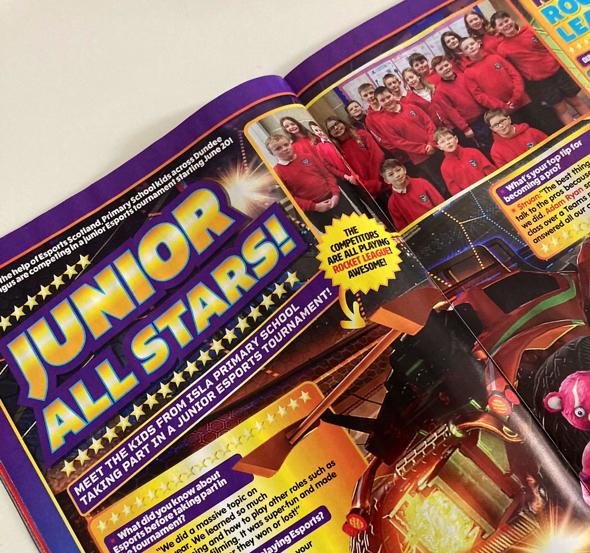 Good luck to the primary school kids across Dundee and Angus who are taking part in a junior #Esports tournament 🏆Read all about it in the latest issue of <a href="/110Gaming/">110% Gaming Magazine</a>  🎮