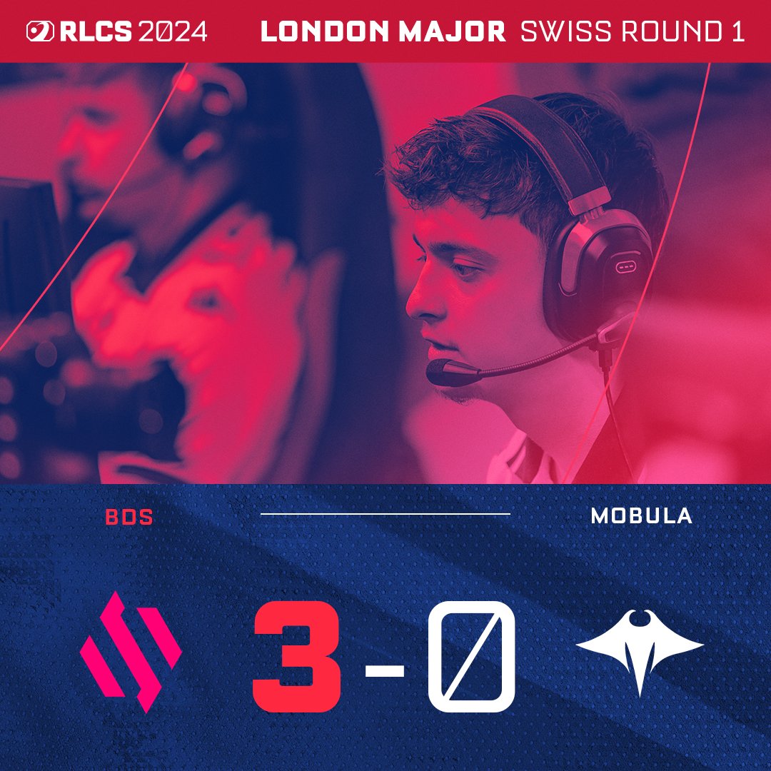 Rocket League Esports (@rlesports) on Twitter photo Update from the alternate stream! 🗒️
Business as usual for <a href="/TeamBDS/">Team BDS</a>, taking down Team Mobula with a sweep to open up their #RLCS London Major run! Update from the alternate stream! 🗒️
Business as usual for <a href="/TeamBDS/">Team BDS</a>, taking down Team Mobula with a sweep to open up their #RLCS London Major run!