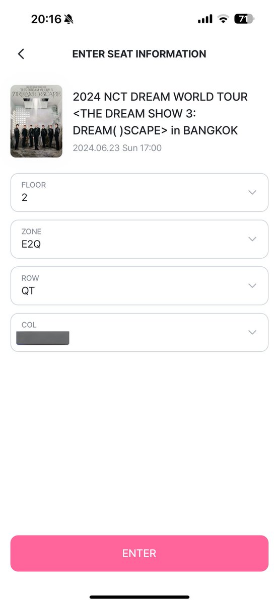 eunpop704's tweet photo. ใครที่นั่งแสตน ตอนเชื่อมแท่งไฟอย่าลืมดูแถวดีๆนะคะ 
สมมุตินั่งโซน E2Q แถว T ต้องกดเลือกแถว QT
นั่ง E2G แถว D ต้องกดเลือกแถว GD นะคะ

#THEDREAMSHOW3_in_BKK
#NCTDREAM_THEDREAMSHOW3_in_BKK
#NCTDREAM_THEDREAMSHOW3inBKK https://t.co/VrU4kxHX0S