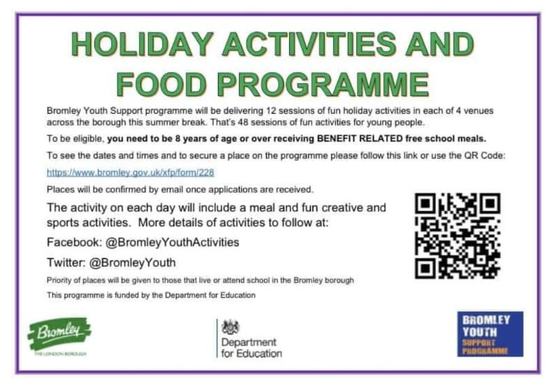 The sun’s out, let the fun begin! ☀️to compliment <a href="/BromleyYouth/">LBB Youth Activities</a>’s amazing HAF programme, we’re supporting Castlecombe Youth Centre by providing multi-sports, skateboarding, bikes and inflatables! Follow the link to sign up - quoting “North Hub” for young people in #Mottingham 😁