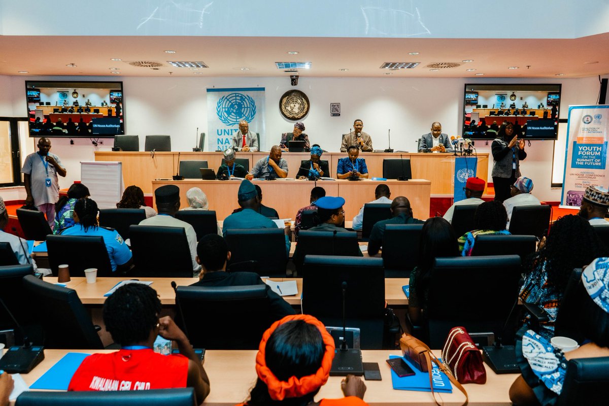 RealAndyIji's tweet photo. Summit of the future ongoing In Abuja.. Issues such as Peace and Security, Artificial intelligence, Governance among others are discussed.
This is in preparation for the summit of the future to be held in NYC in September 2024.

#SummitoftheFutureNigeria
#Summitofthefuture2024 https://t.co/wfooZDHdNX
