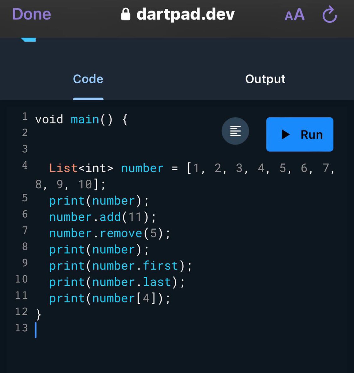 BehbodiSah56585's tweet image. Doing homework equal to progress 😇
@a_daneshyar 
@f_forough 
#code
#variable
#dart