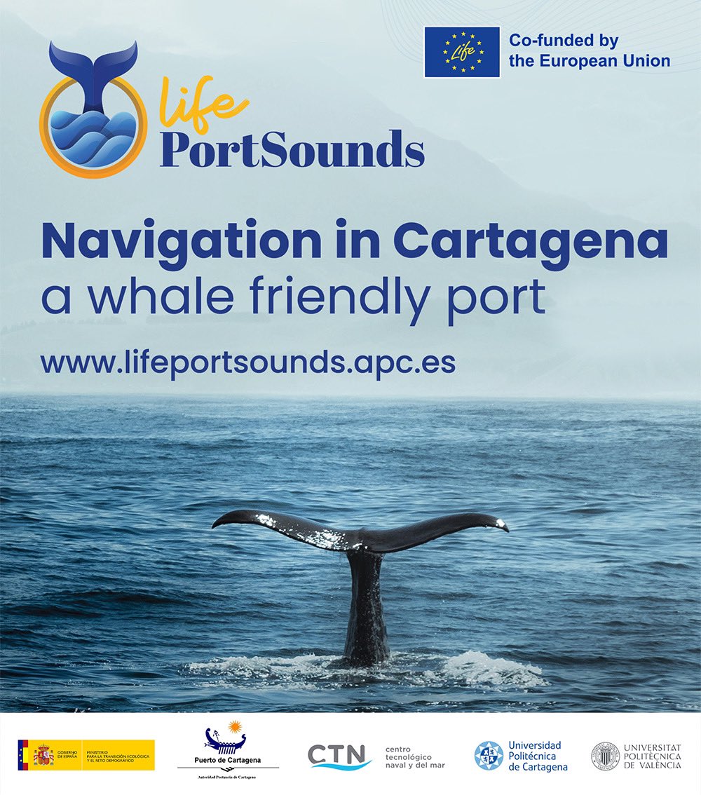 PuertodeCtg's tweet photo. 🌊 ¡Únete al Proyecto LIFE PortSounds! para reducir el ruido submarino en el #PuertodeCartagena

Participa en nuestro primer INFODAY

📅 Fecha: 27 de junio de 2024 📍 Ubicación: Antiguo Club de Regatas, Puerto de Cartagena 🔗 Regístrate aquí
Más info en: https://t.co/AJUGnVo9rM https://t.co/fhrK31BWTA