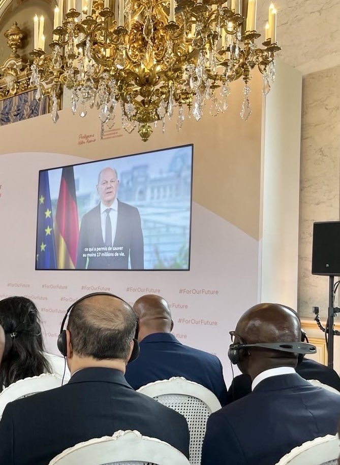 AmbDEenFR's tweet image. Exciting to have been at today's successful launch of the #Gavi African Vaccine Manufacturing Accelerator (AVMA) in Paris, initiated under 🇩🇪 G7 Presidency in 2022. This is a milestone for vaccines made in #Africa and equitable global access. #ForOurFuture