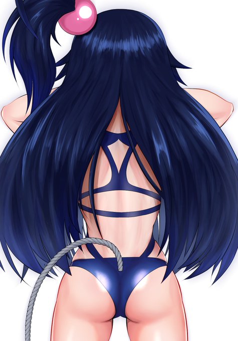 背中で語るクロちゃん 