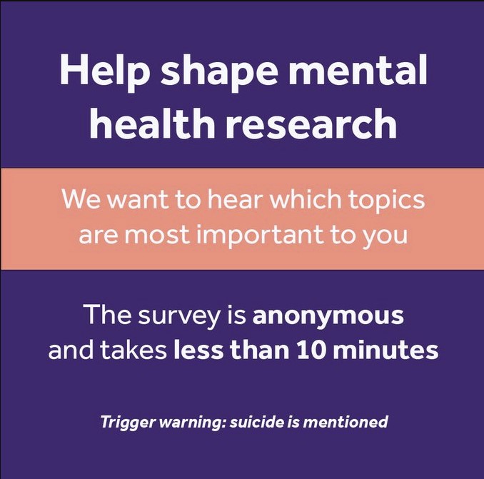Patient Voices (@patientvoicesuk) on Twitter photo 🗣️Your voice matters! Help
@GiveUsAShout
and
<a href="/Imperial_IGHI/">Institute of Global Health Innovation</a>
<a href="/imperialcollege/">Imperial College London</a>
to shape #MentalHealth research which could influence national policy. Complete this short anonymous UK survey by picking the topics that are most important to you, by 30 June: tinyurl.com/MentalHealthTo… 🗣️Your voice matters! Help
@GiveUsAShout
and
<a href="/Imperial_IGHI/">Institute of Global Health Innovation</a>
<a href="/imperialcollege/">Imperial College London</a>
to shape #MentalHealth research which could influence national policy. Complete this short anonymous UK survey by picking the topics that are most important to you, by 30 June: tinyurl.com/MentalHealthTo…