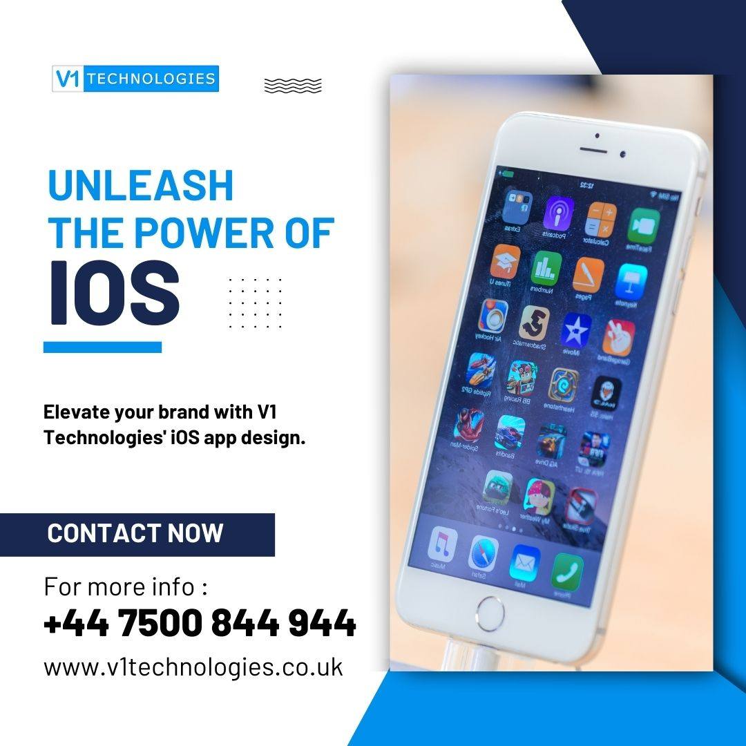 V1Technologies's tweet image. Unleash the power of iOS with our expert app design team. 📷 Elevate your brand with V1 Technologies&apos; iOS app design. Call: +44 7500 844 944 📷 Visit us: v1technologies.co.uk #iOSAppDesign #DigitalBrand #TechExcellence