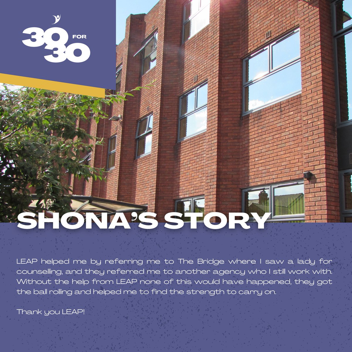 Shona’s story is a great example of LEAP signposting individuals to services that may benefit them.

Need help?

In Lincoln, your housing officer is your best port-of-call.

In Gainsborough, in addition to the housing officers, we have a community advice officer who can assist.
