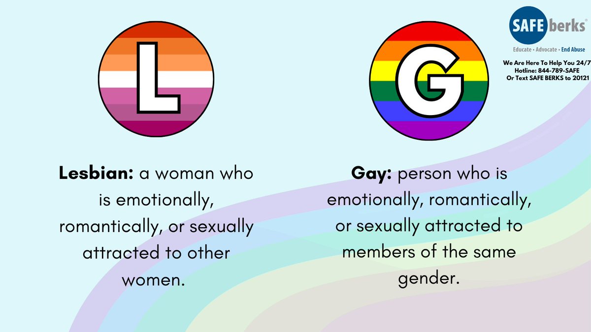 Today for #Pride month, were looking at the first 2 letters in LGBTQIA+. Did you know that Lesbian women are 3 times more likely to experience sexual violence?