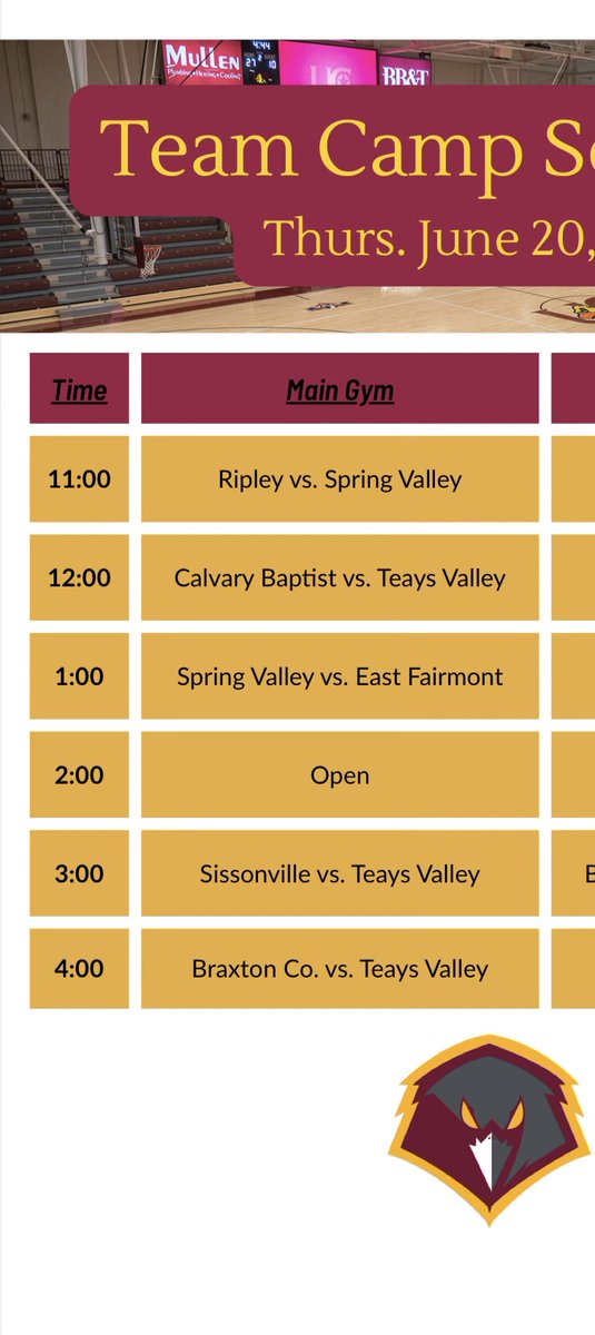 _Elijah5's tweet photo. Schedule today at the UC Team Camp @TeaysBball @UCWV_MBB https://t.co/01Z9nZyRf4