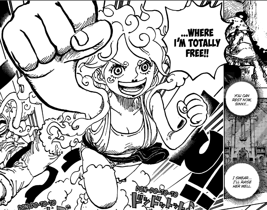 #ONEPIECE1118 

The man born in slavery, managed to raise the freest daughter in the world.